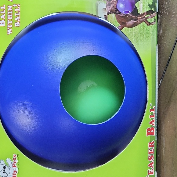 Blue Teaser Ball for Dogs - Picture 2 of 2
